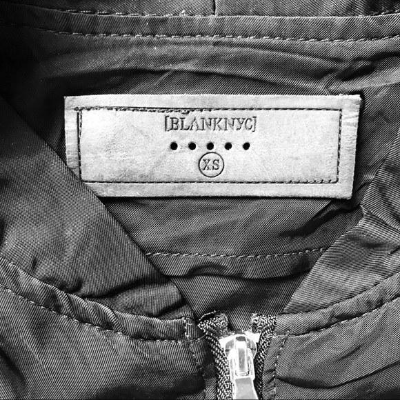 Blank NYC Black Bomber Jacket Transitional - Picture 3 of 8